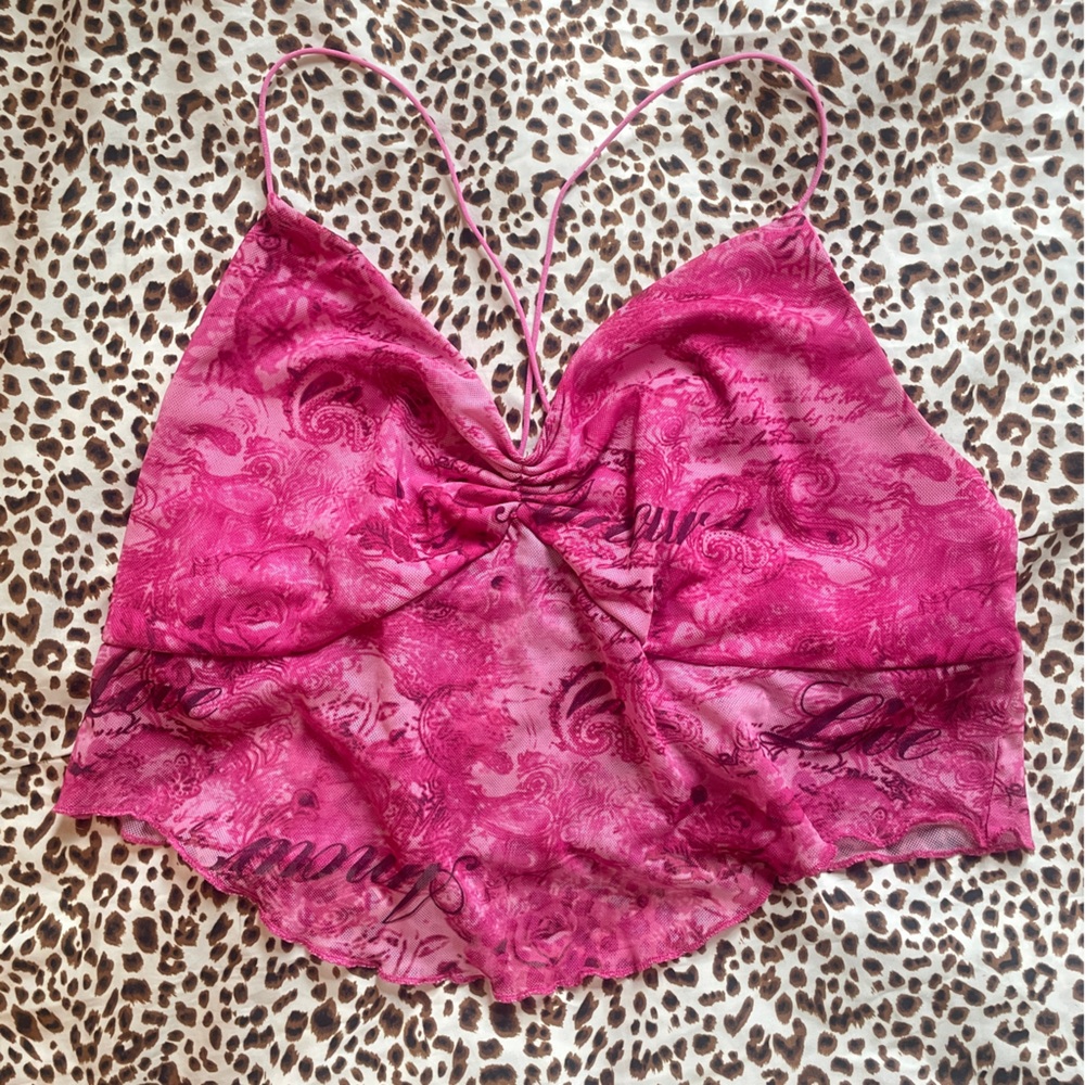 Y2K Pink Crop Top